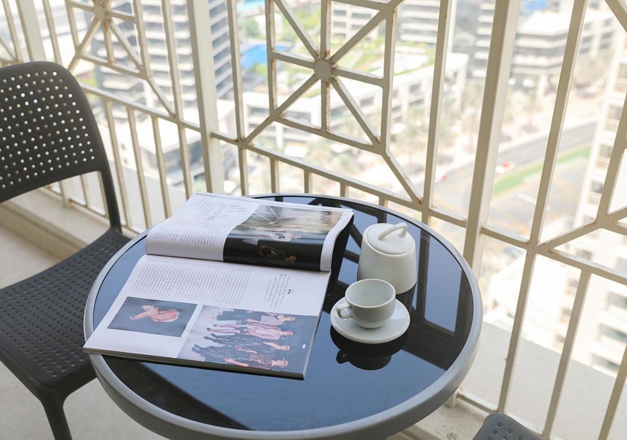 Nasma Luxury Stays - Fancy Apartment With Balcony Near Burj Khalifa 迪拜 外观 照片