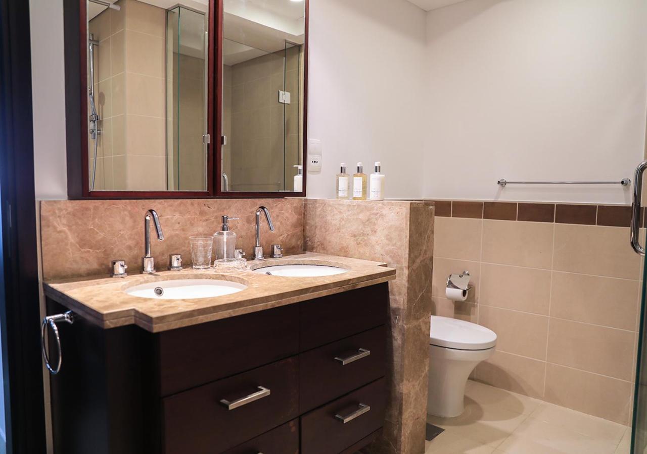 Nasma Luxury Stays - Fancy Apartment With Balcony Near Burj Khalifa 迪拜 外观 照片